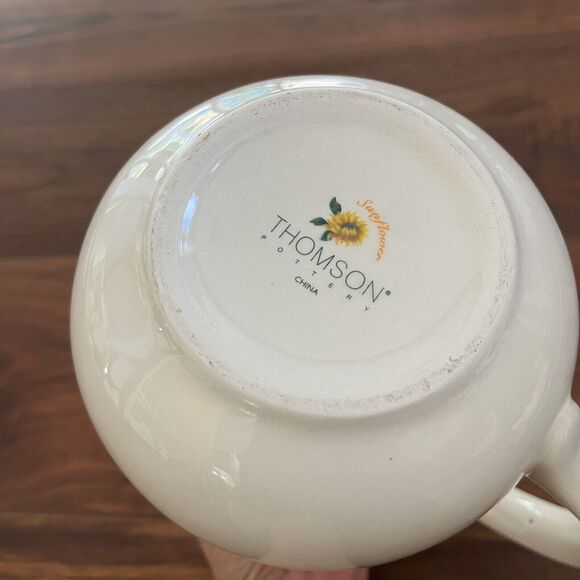 Thomson Pottery Sunflower 64 oz Pitcher - Picture 6 of 9